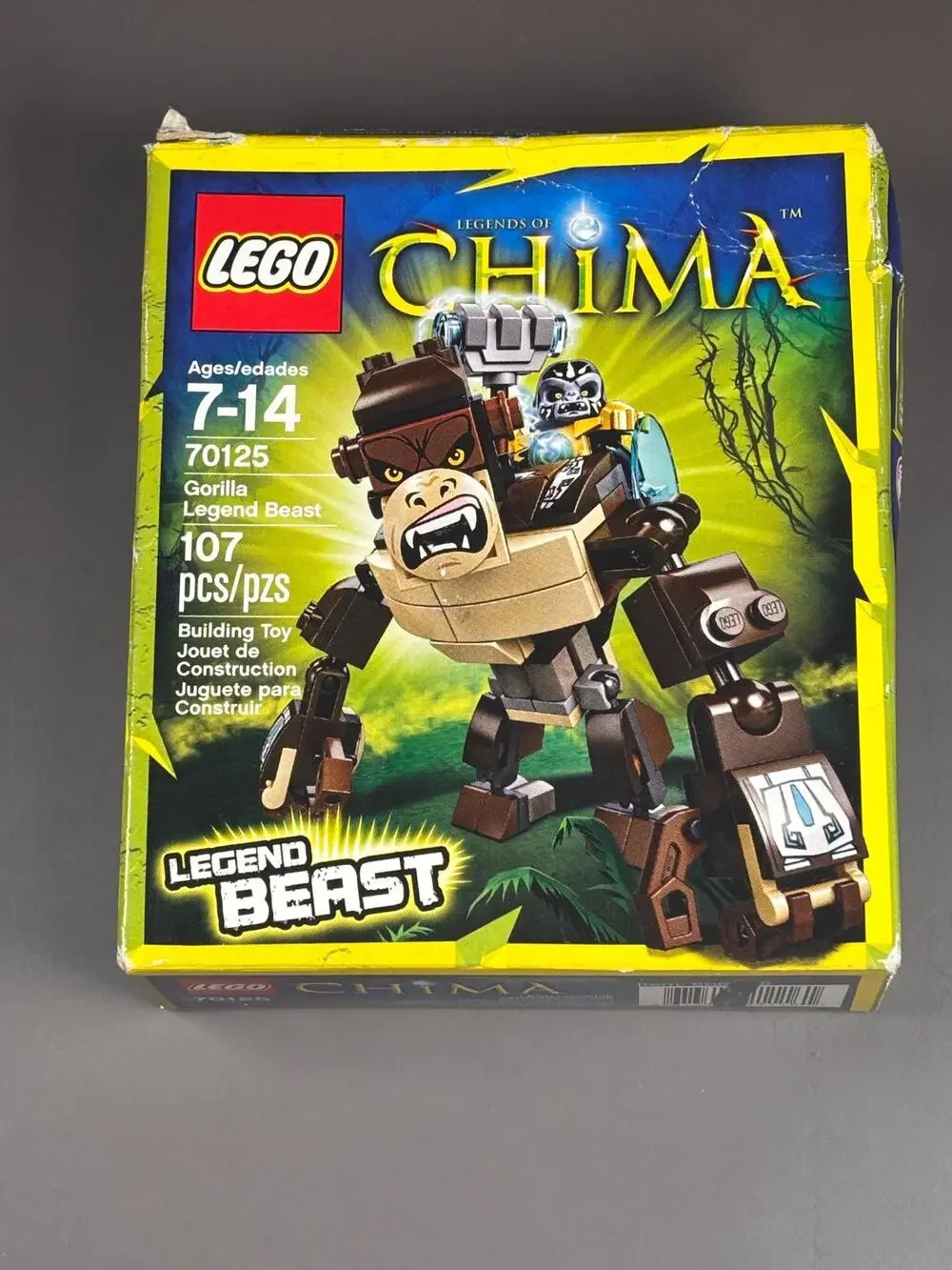 Lego Legends of Chima: Gorilla Legendary Beast (70125) New Retired 2014